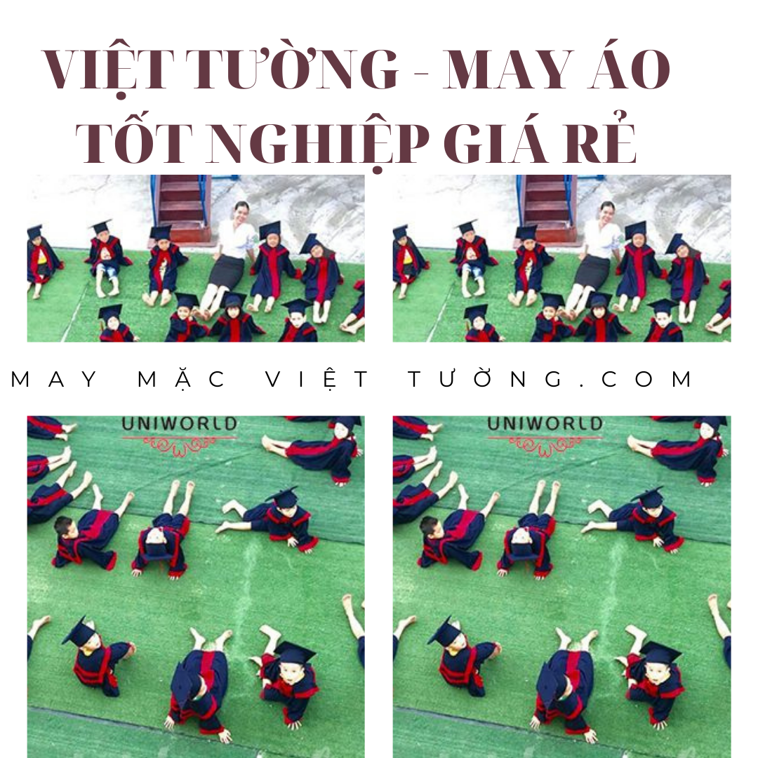 MAY LỄ PHỤC TỐT NGHIỆP MẦM NON 