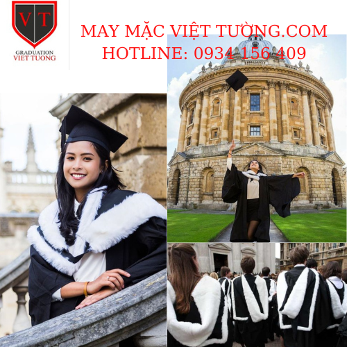 LỄ PHỤC TỐT NGHIỆP  OXFORD MÀU ĐEN