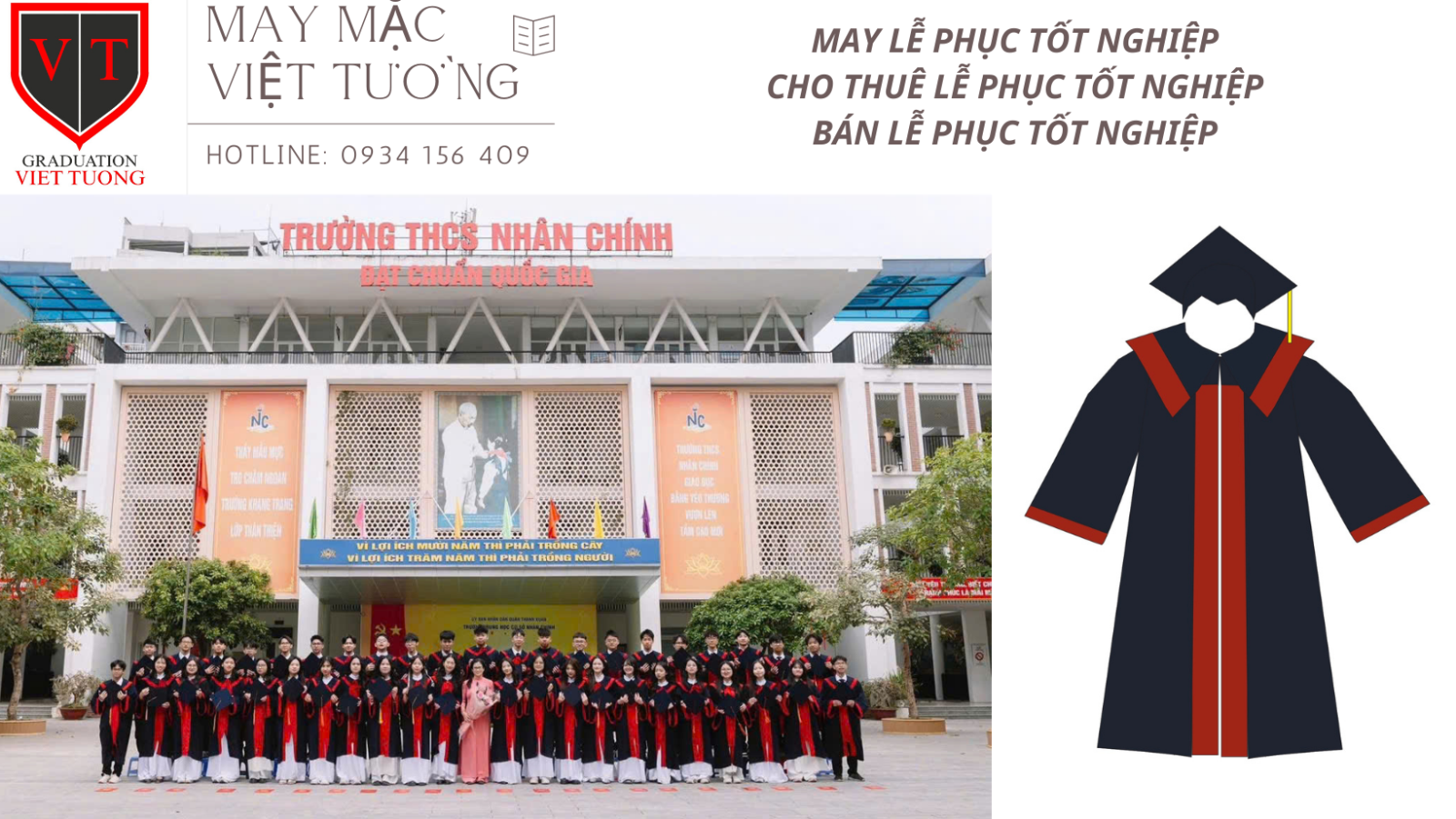 MAY ÁO TỐT NGHIỆP GIÁ RẺ TẠI MIỀN TRUNG